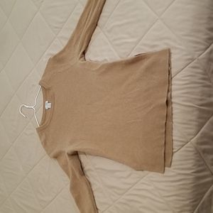 Cashmere xxs Halogen tan shirt